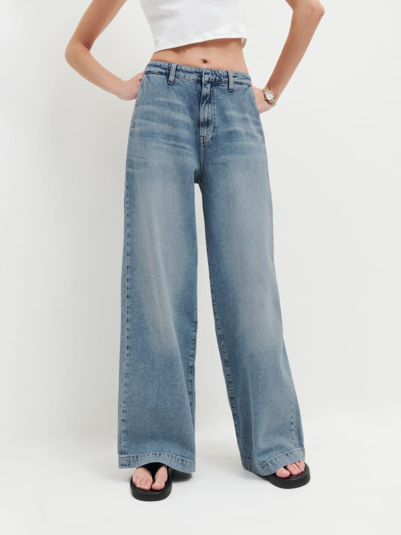 Tomas Super Wide Leg Slouch Trouser Jeans | Reformation (Global)