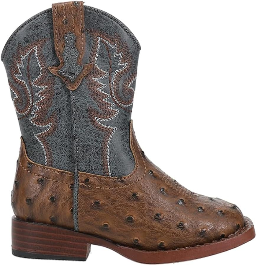 Roper Kids Bumps (Toddler) Western Boot, Brown, 8 US Unisex | Amazon (US)