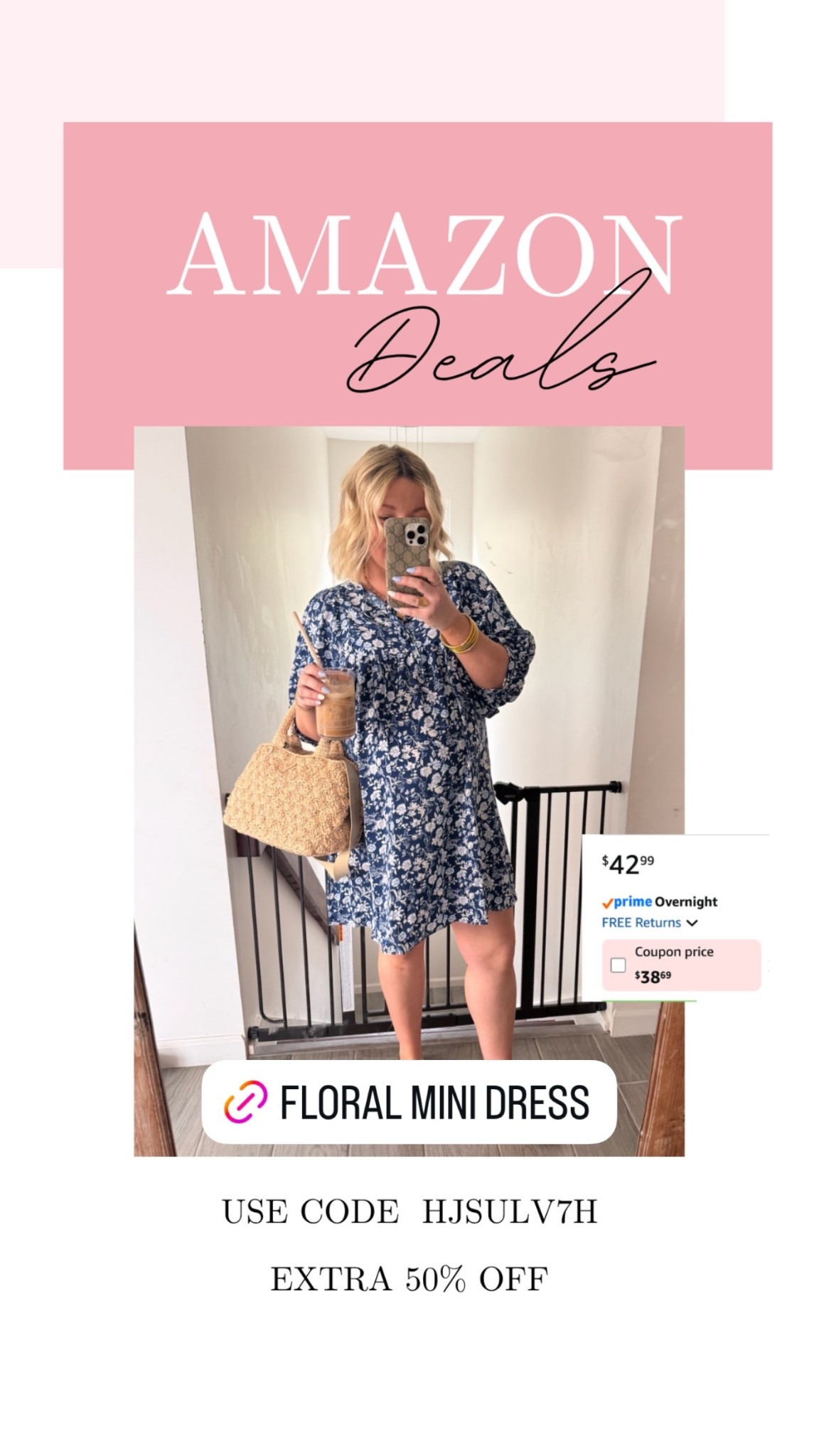 Floral dress in deal! Works for maternity&  postpartum too. 🙌🏼💕

#LTKSeasonal #LTKSaleAlert #LTKMidsize