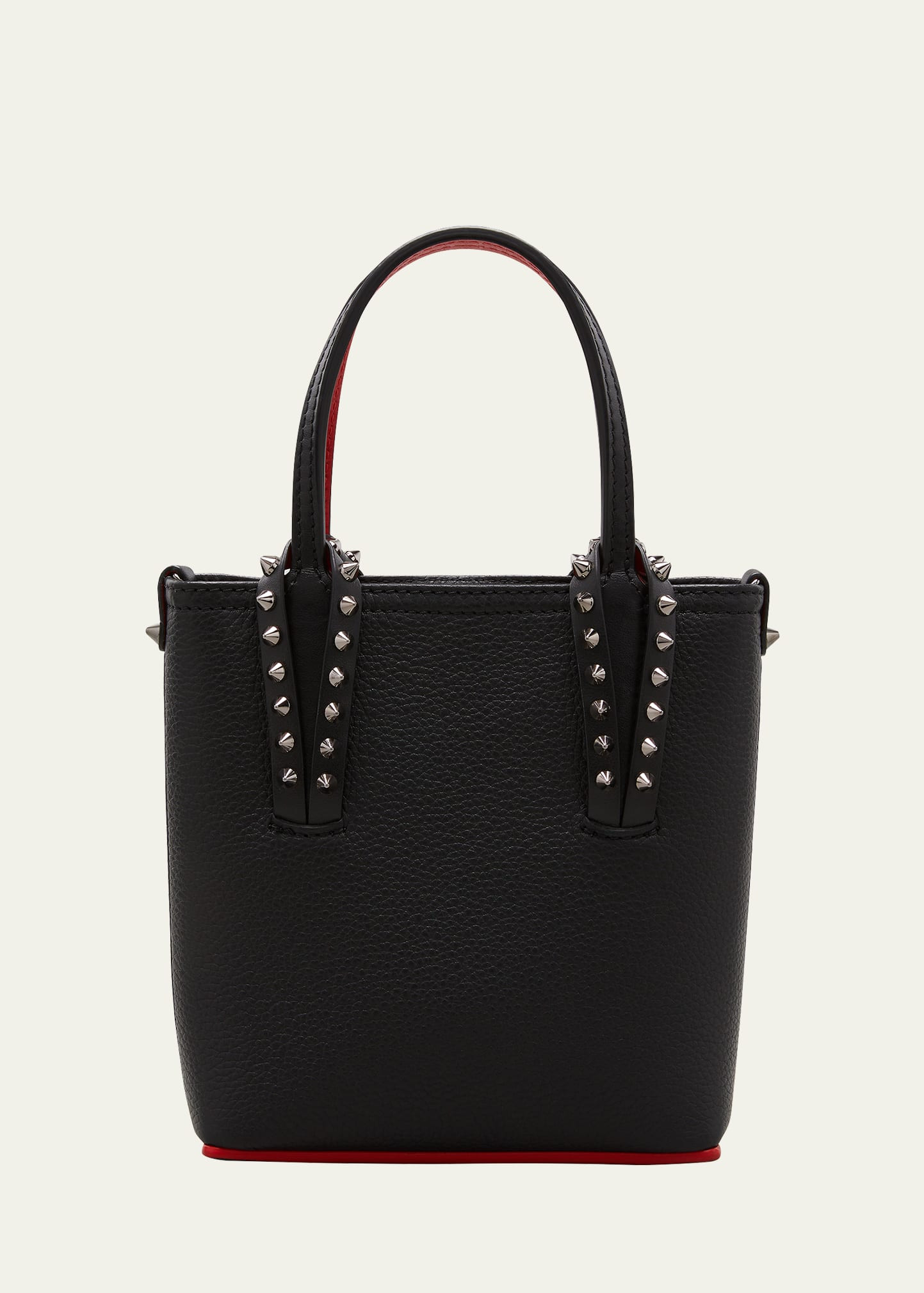 Christian Louboutin Cabata N/S Mini Tote in Grained Leather | Bergdorf Goodman