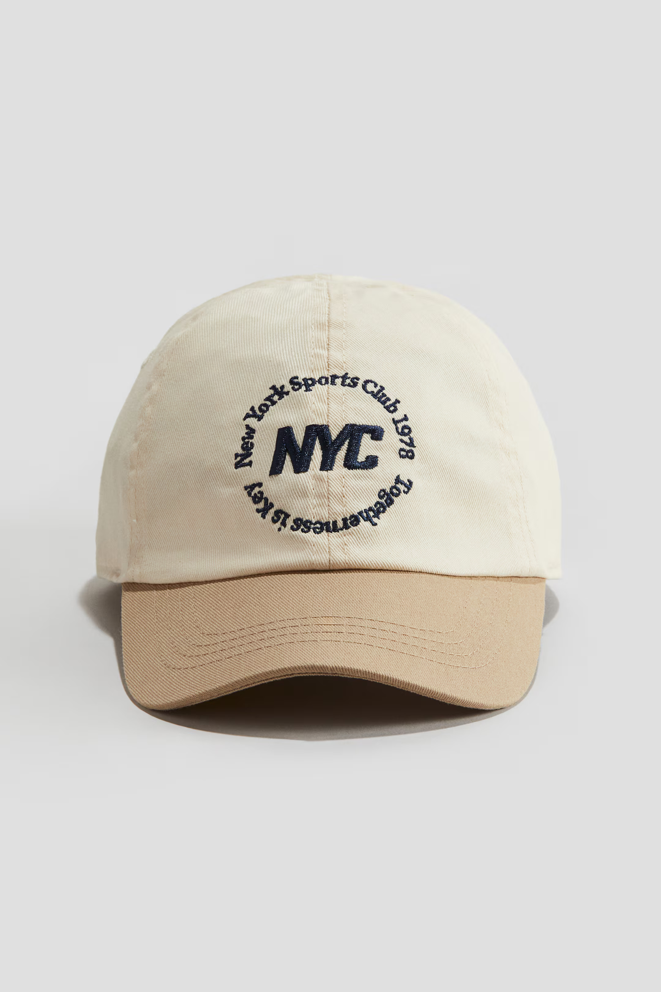 Cap with Motif - Light beige/NYC - Kids | H&M US | H&M (US + CA)
