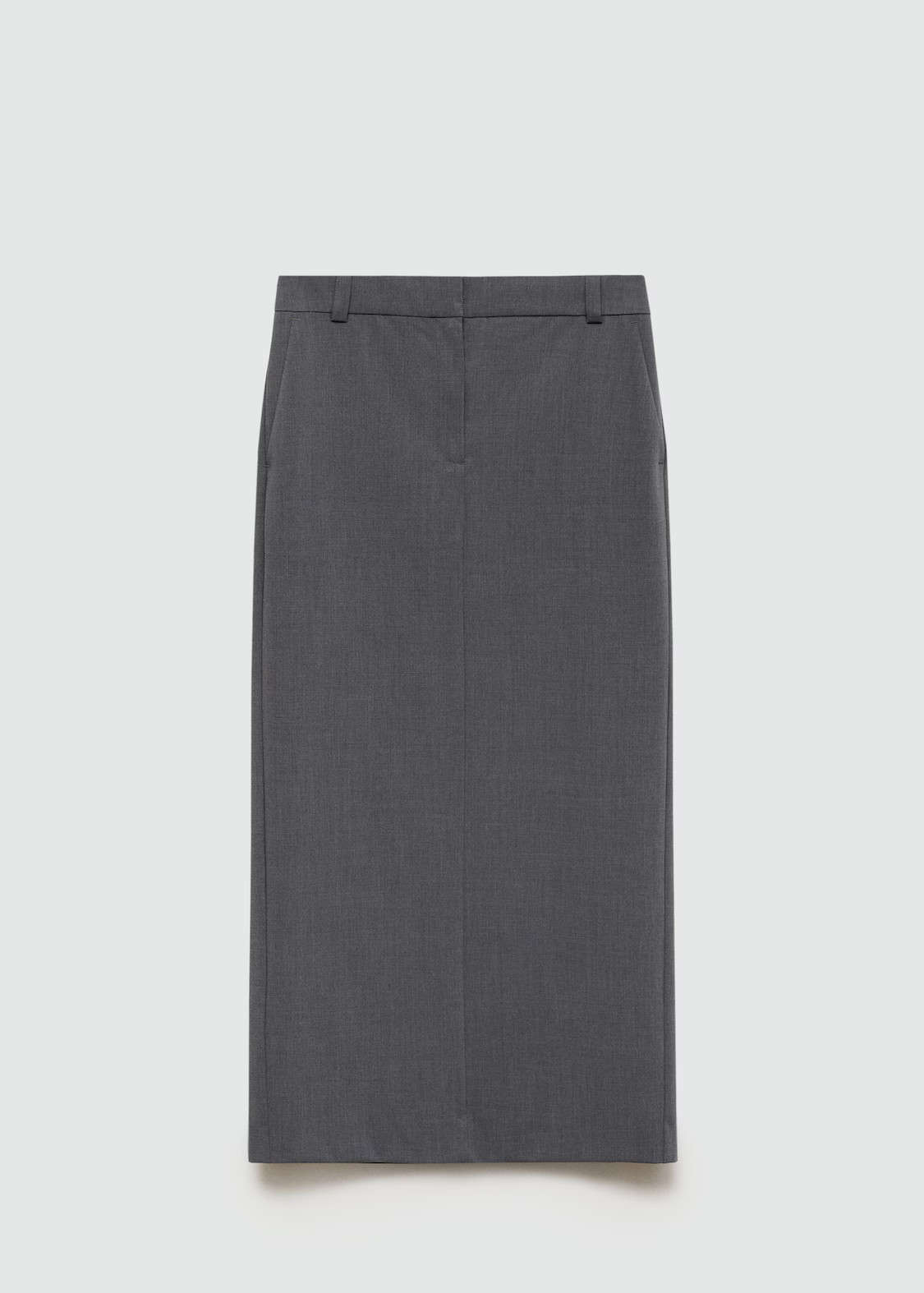 Long pencil skirt with opening | MANGO (UK)