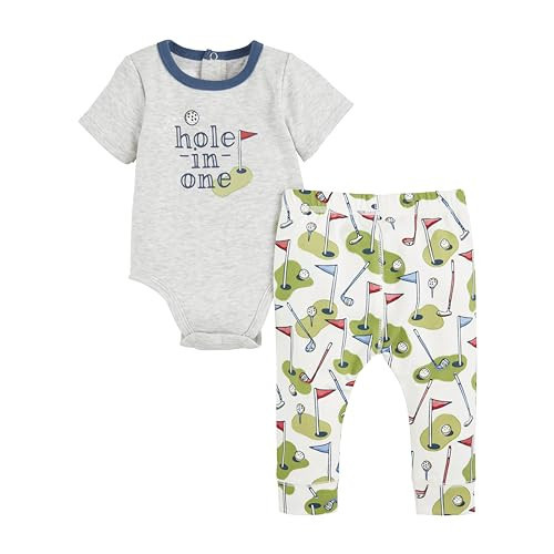 Mud Pie Baby Boy Golf Crawler Set; 6-9 Months | Amazon (US)