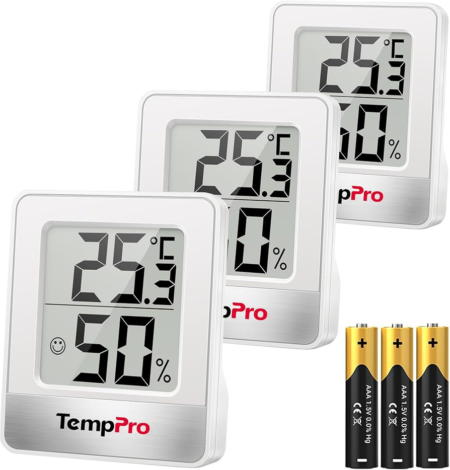 TempPro Thermo-Hygrometer Innen Digital Hygrometer Raumthermometer | Amazon (DE)
