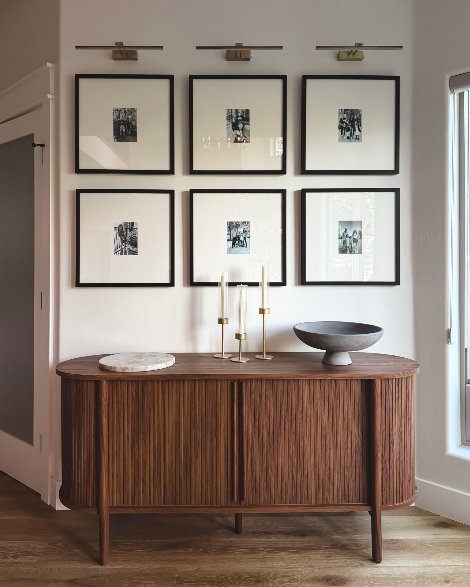 Designer look for less! Photo gallery wall...19” x 19” set of 6 wood frames…Under $200 for frames I’ve seen elsewhere for $700 to $1500. Multiple color choices and multiple options for price 
Sideboard#LTKStyleTip
@Wayfair

#LTKHome #LTKHome #LTKmomlife #LTKdayinmylife #LTKHome #LTKmomlife