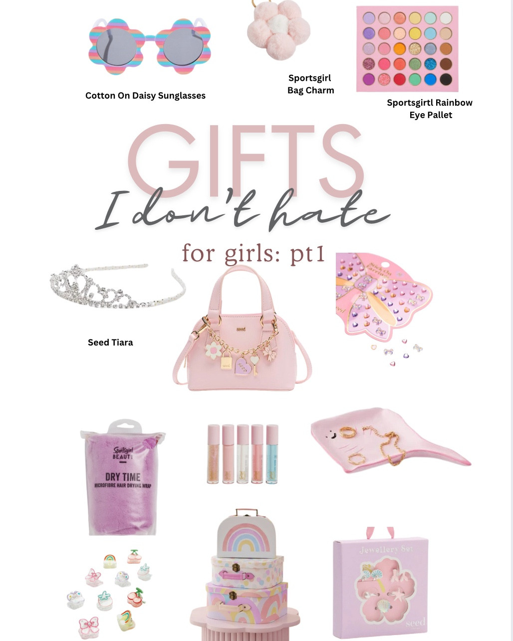 The best Christmas gifts for girls. Bags, make up, jewellery, Barbie and arts and craft that won’t mess your house. 

#LTKgiftguide #LTKkids #LTKaustralia
