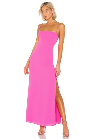 Addison Maxi Dress in Pink | Revolve Clothing (Global)