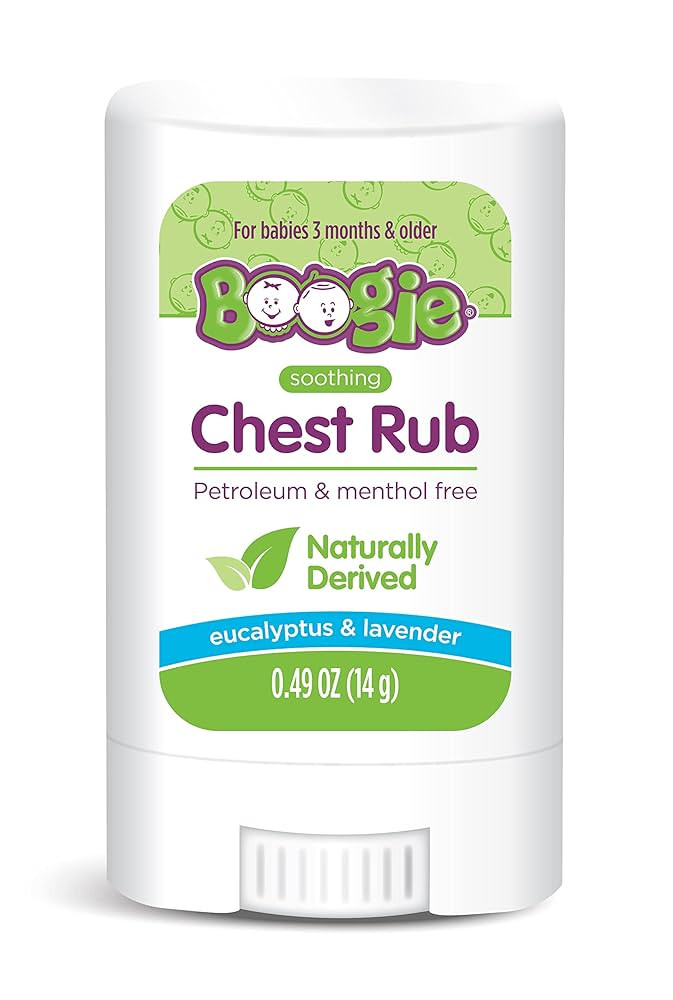 Boogie Chest Rub Stick for Soothing Relief, Petroleum-Free, USDA Organic, Naturally Derived, Soot... | Amazon (US)
