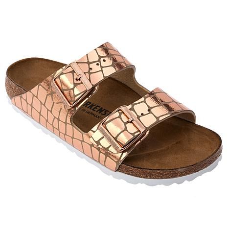Birkenstock Arizona Gator Gleam Two-Strap Comfort Sandal

                 - 831-009 | HSN