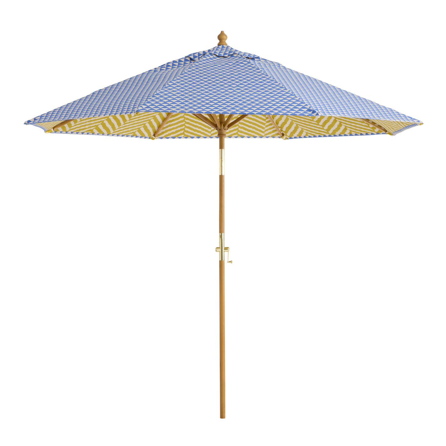 Bold Geometrics Cotton 9 Foot Replacement Umbrella Canopy | World Market