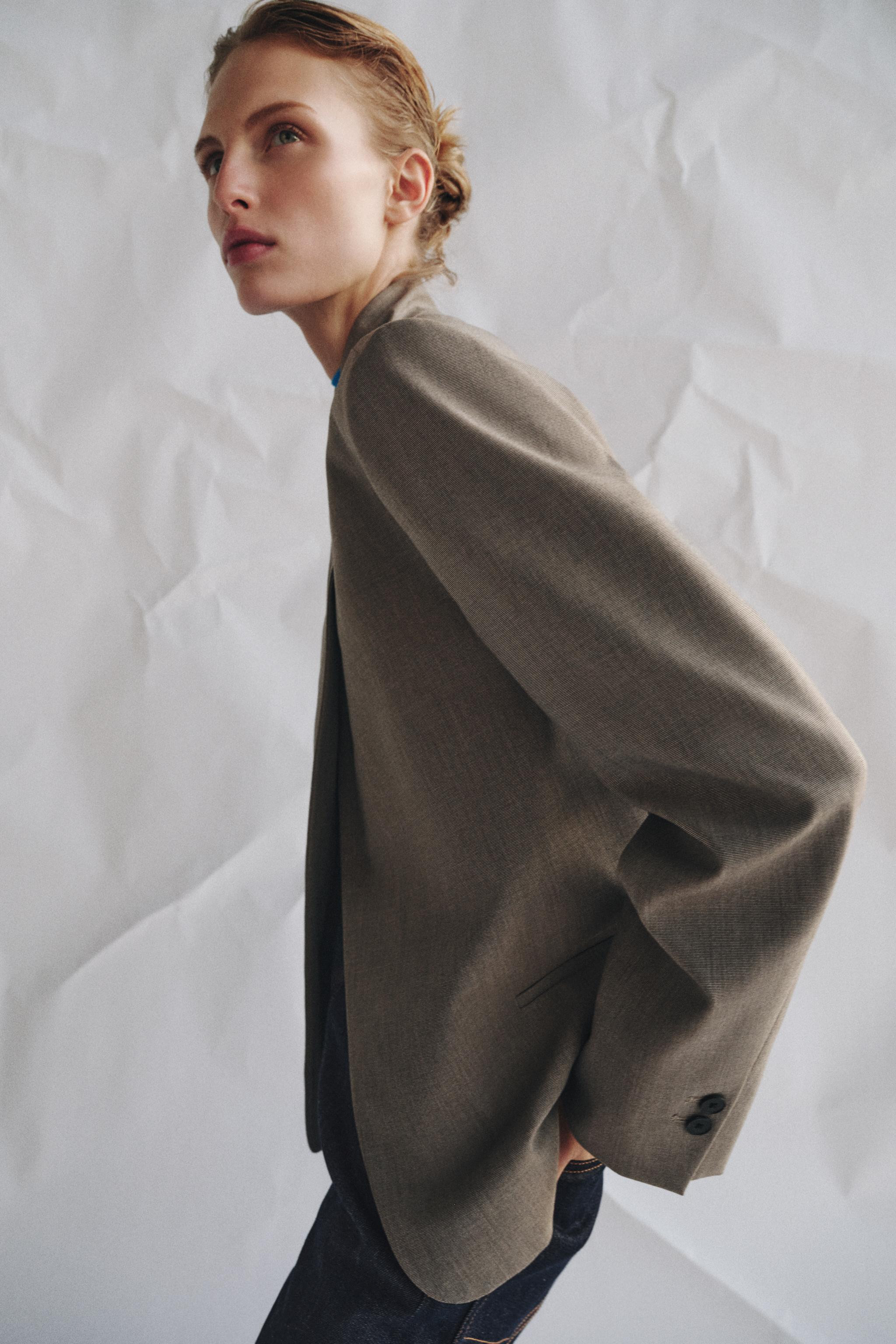 HIGH NECK BLAZER ZW COLLECTION | Zara UK