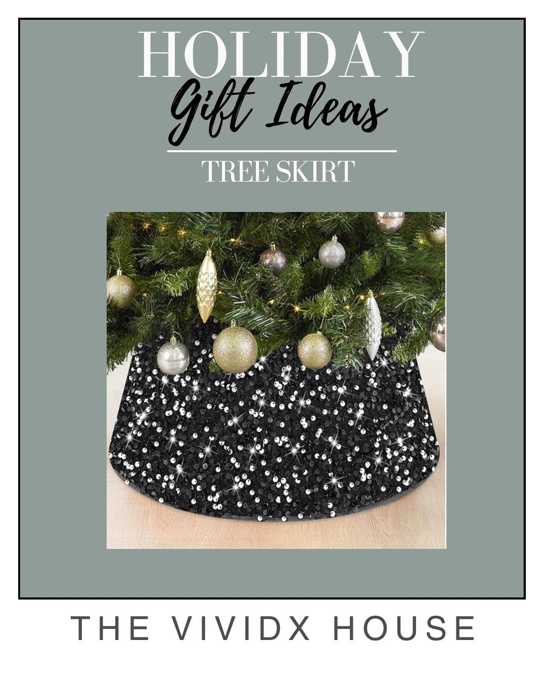 Black and silver sparkle tree skirt 

#blackdecor #treeskirt

#LTKHoliday #LTKFindsUnder50 #LTKGiftGuide