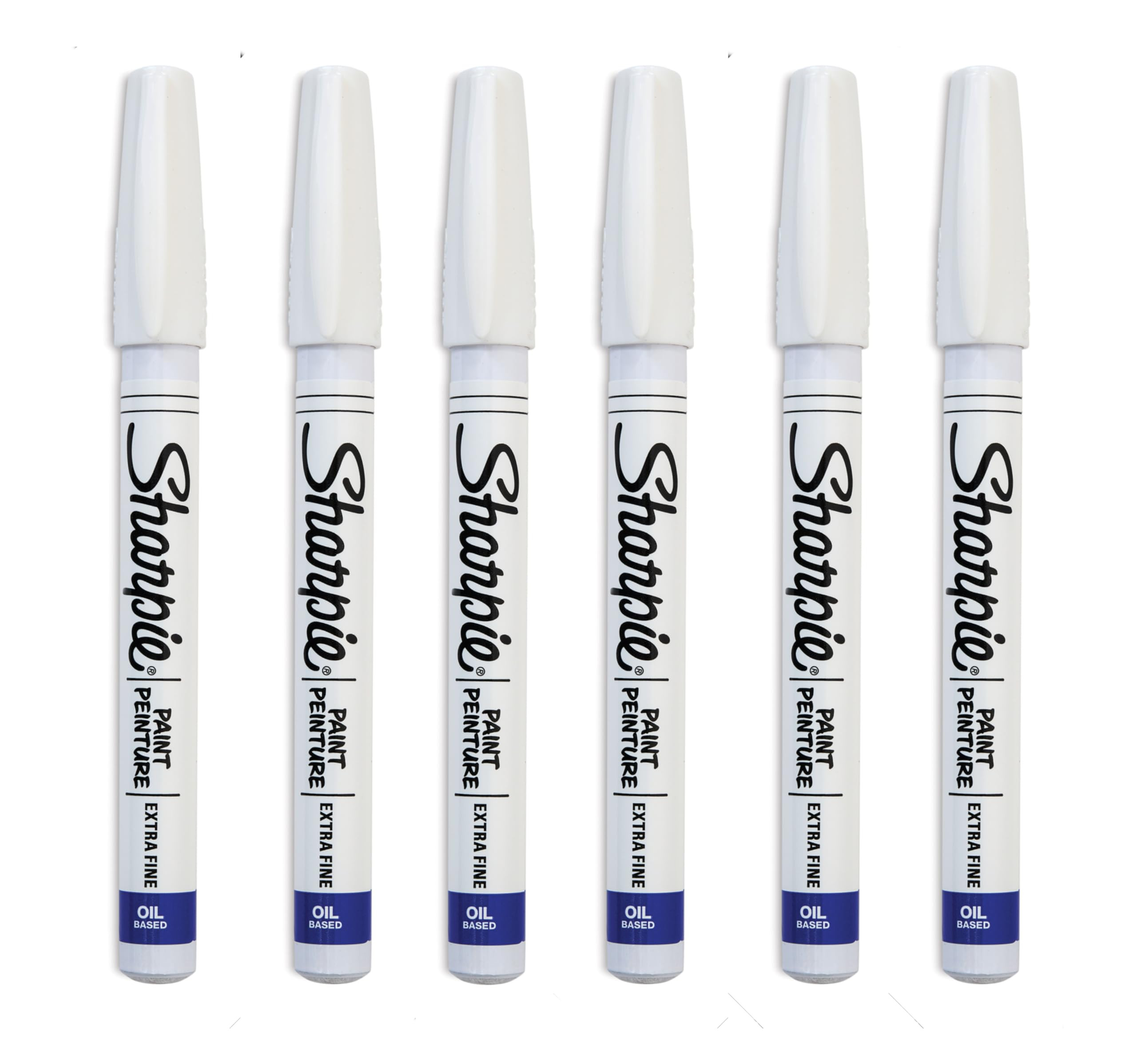 SHARPIE Paint Markers white extra fine, 6 Packs | Amazon (US)