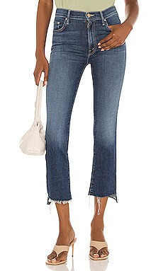 MOTHER The Insider Crop Step Fray in Girl Crush from Revolve.com | Revolve Clothing (Global)