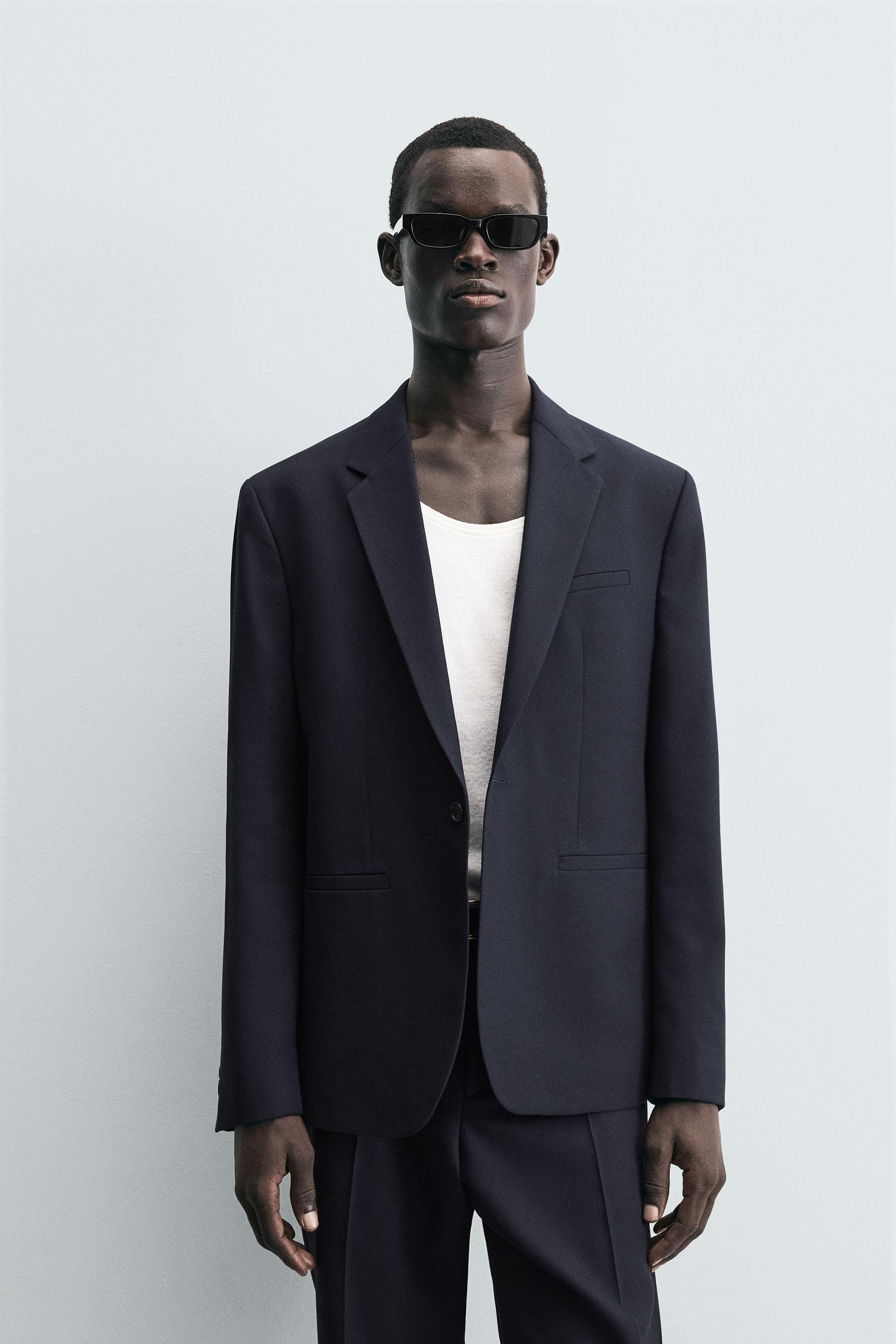 WOOL BLEND SUIT BLAZER | Zara AU