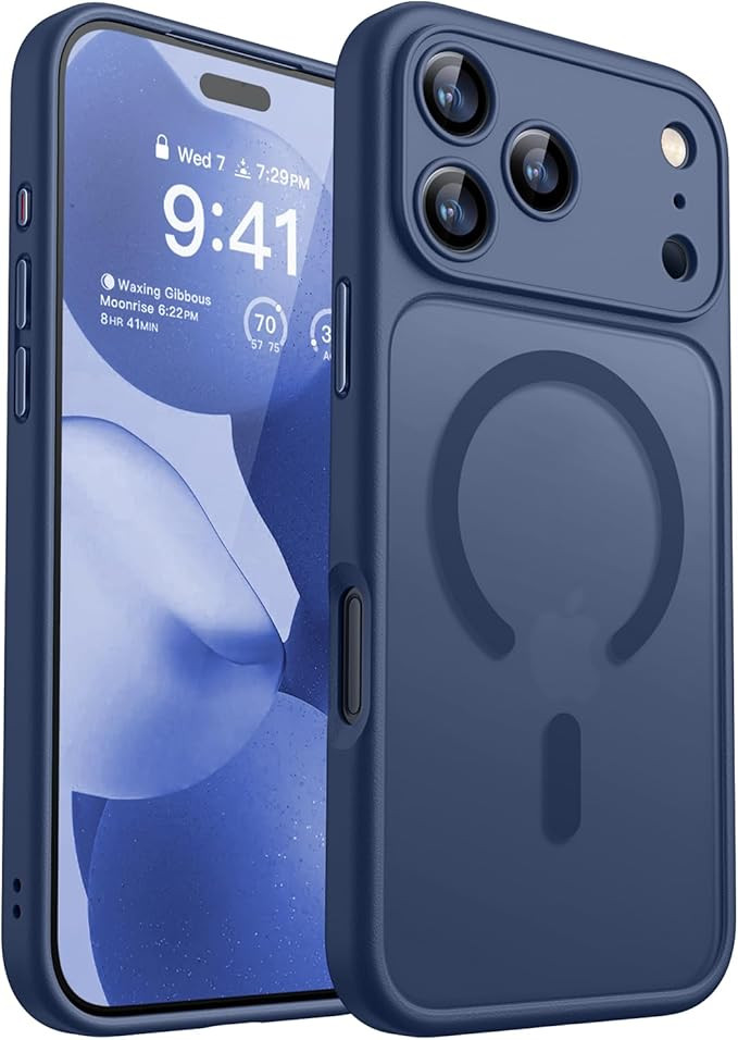 CANSHN Magnetic Compatible with iPhone 17 Pro Case, Upgraded [Full Camera Protection] [Compatible... | Amazon (US)