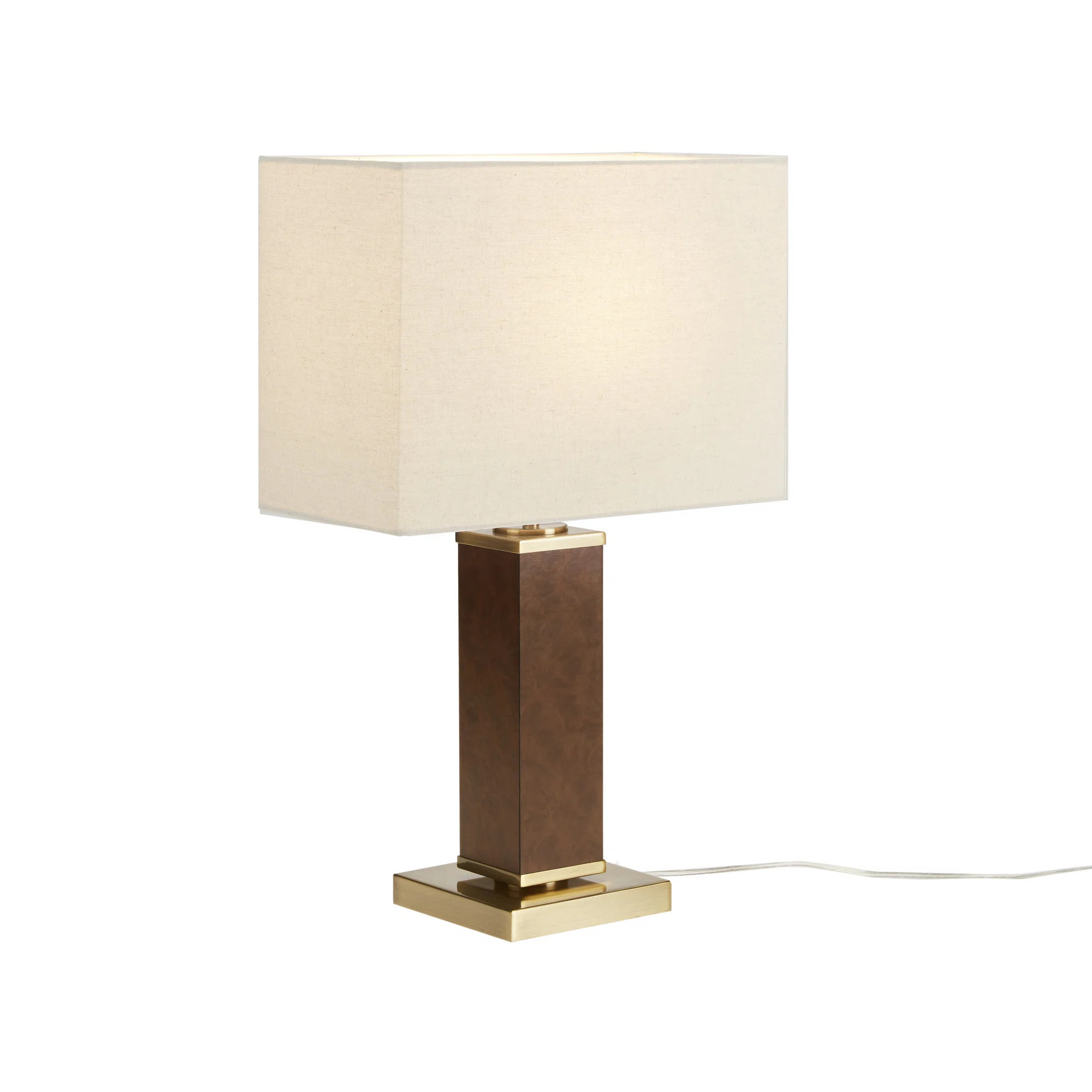 Martha Stewart 22" H Faux Leather Table Lamp | Wayfair | Wayfair North America