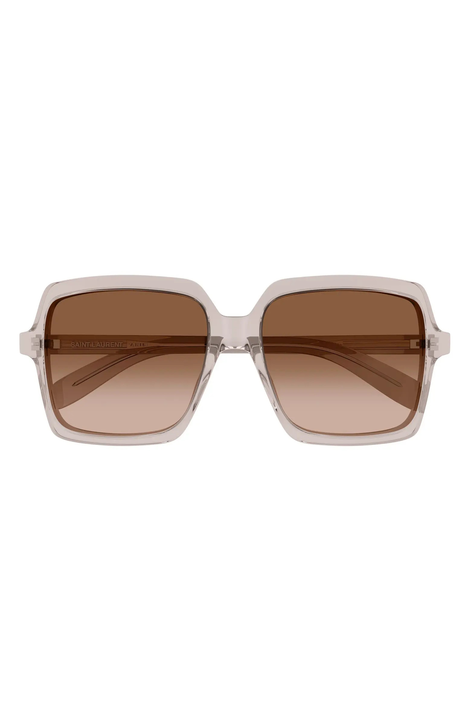 56mm Gradient Square Sunglasses | Nordstrom