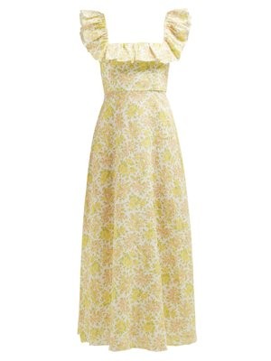 Goldie floral-print voile dress | Matches (US)