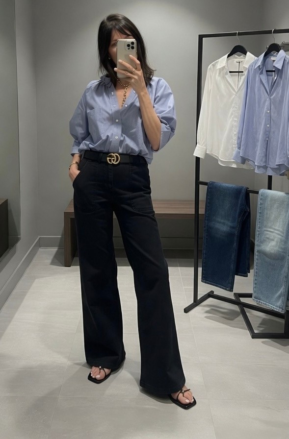 One of my new favorite outfits 
These pants are so comfy and the fit is spot on!  

#LTKootd #LTKOver40 #LTKU