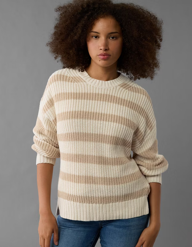 AE Striped Long Weekend Sweater | American Eagle Outfitters (US & CA)