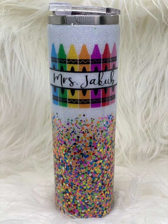 Custom Teacher Glitter Tumbler | Etsy | Etsy (US)