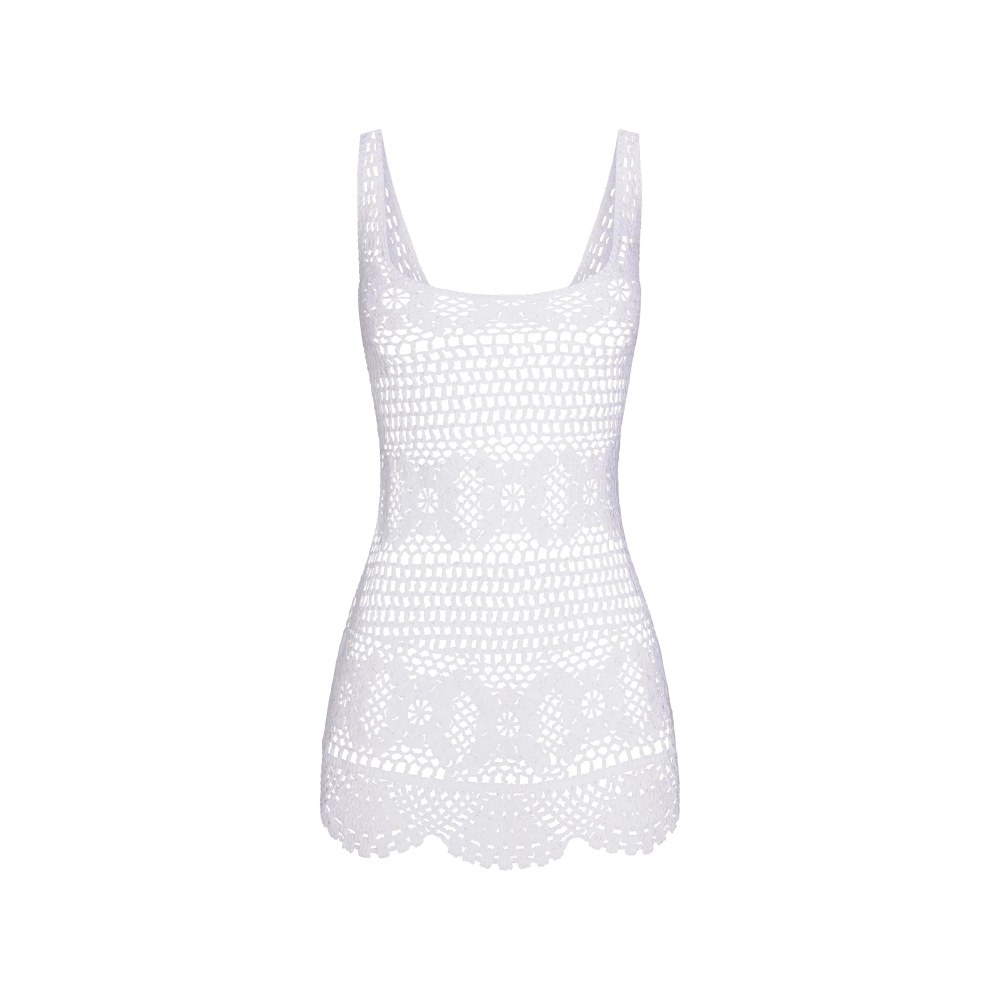 CROCHET MINI TANK DRESS | SKIMS (US)