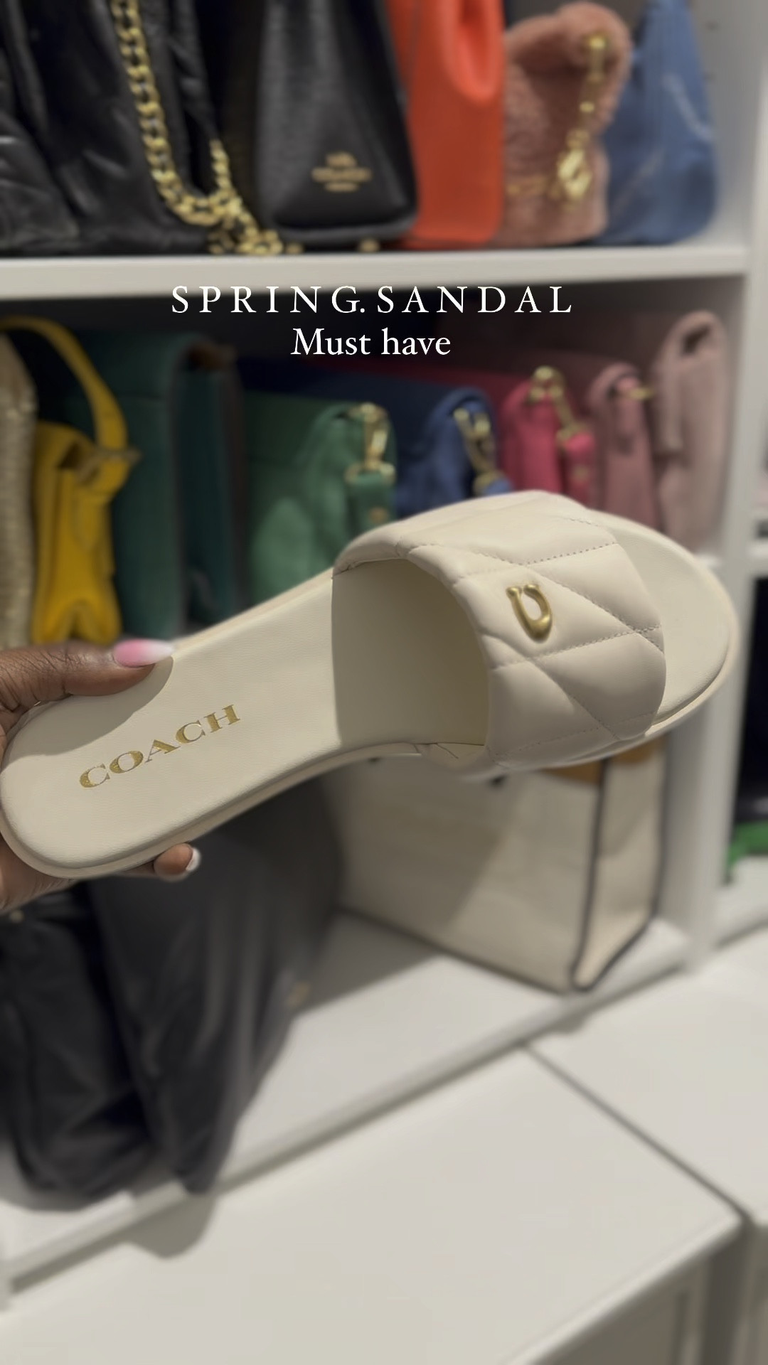 Spring must have sandals 

#coachsandals #springsandals #nudesandals 

#LTKstyletip #LTKVideo 

#LTKSeasonal