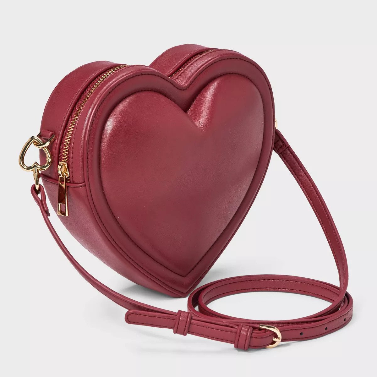 Valentine's Day Puff Heart Crossbody Bag - A New Day™ Red | Target