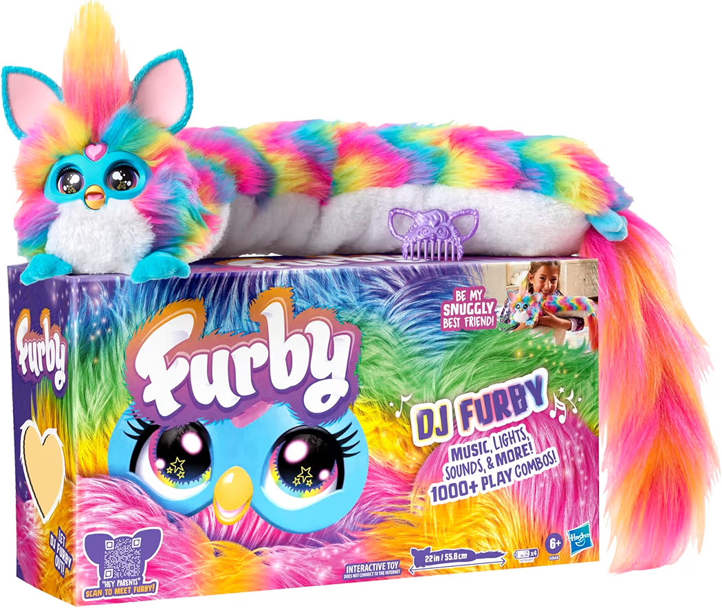 FURBY DJ Interactive Toy Electronic Plush, 32in Long | Amazon (US)