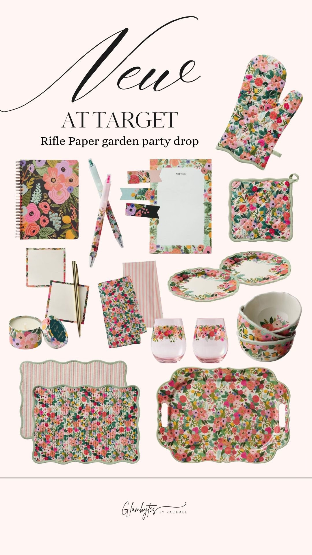 Loving the Rifle Paper garden party drop at Target! 🌸💕

Target home, target kitchen finds, target home office finds, target office finds, floral serveware, spring serveware, floral kitchen essentials, floral wine glasses

#LTKHome