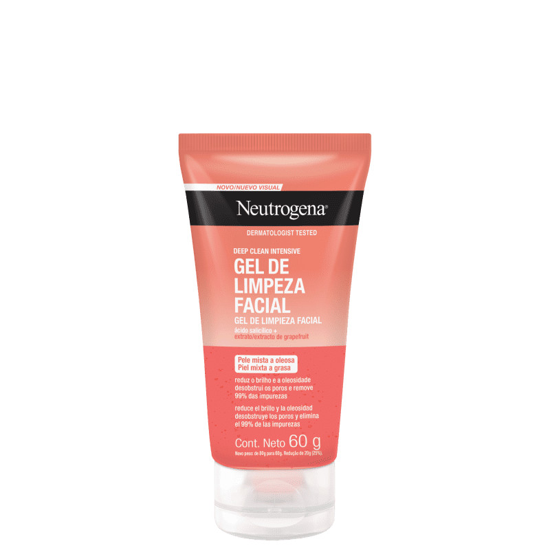 Neutrogena Deep Clean Grapefruit
        
            
                 - Gel de Limpeza 60g | Beleza Na Web (BR)