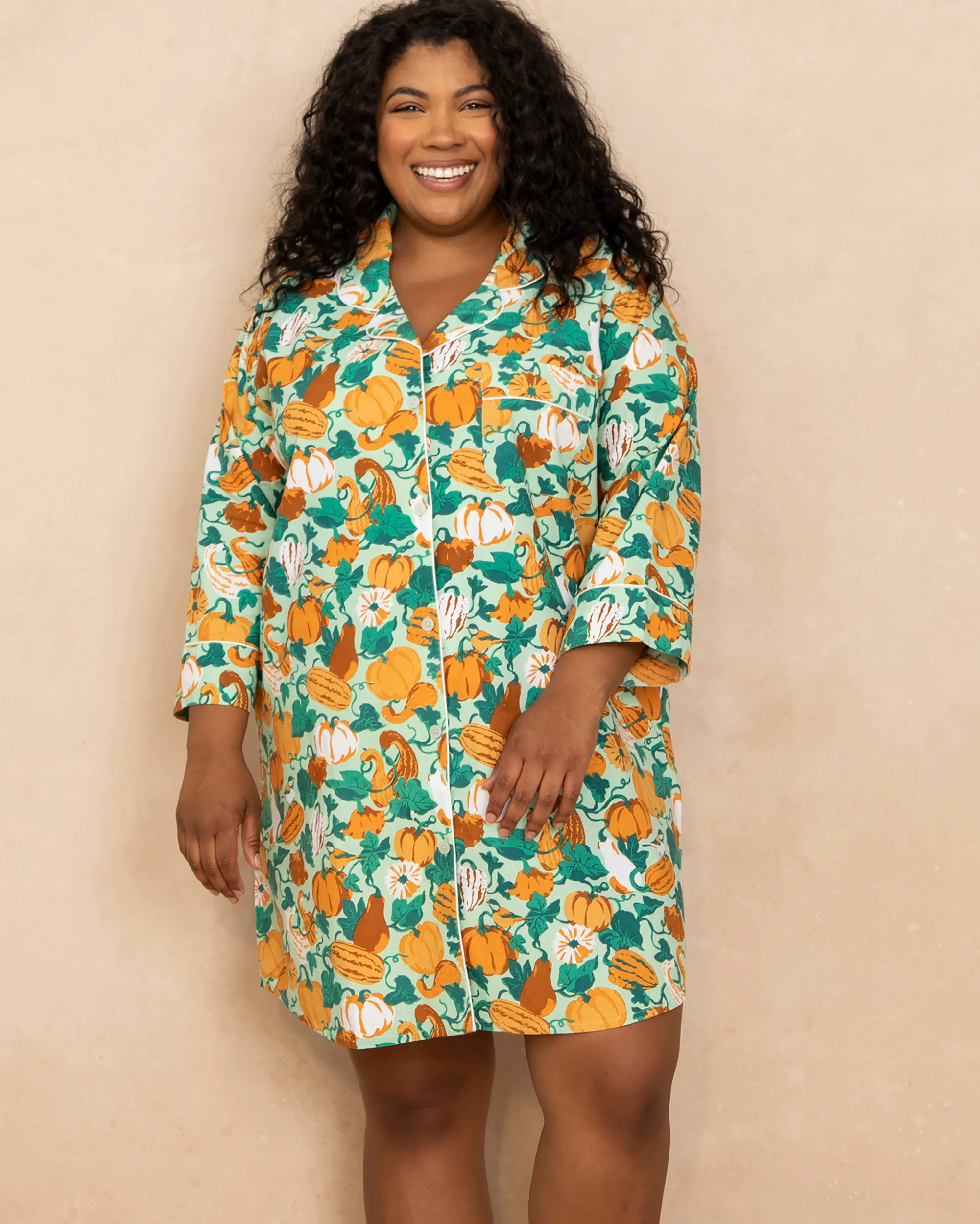 Pumpkin Patch Sleep Shirt Mint | Printfresh