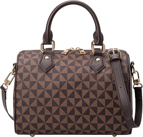 Top Handle Bags for Women Fahsionable Designer Crossbody Purse Large Cute Satchel Handbag | Amazon (US)