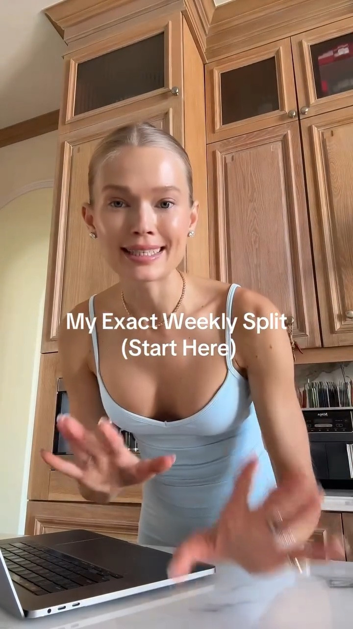 If you’ve been asking what my workout split is… this is it. 
But more importantly, this isn’t about copying me. It’s about finally having structure in YOUR week 🩵 
No random workouts. No starting over every Monday. 
Just a clear plan you can follow and grow with. Because consistency isn’t about motivation. It’s about knowing exactly what to do next. 

@thecore 

#workoutsplit #wellness #thecoremoment 

#LTKmorningroutine #LTKfitnessgoals