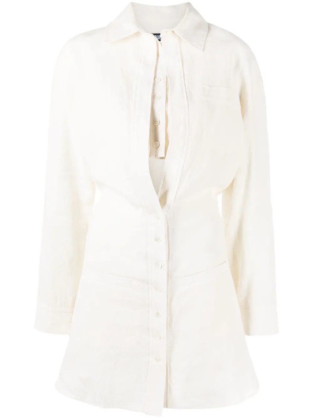 long-sleeve shirt dress | Farfetch Global