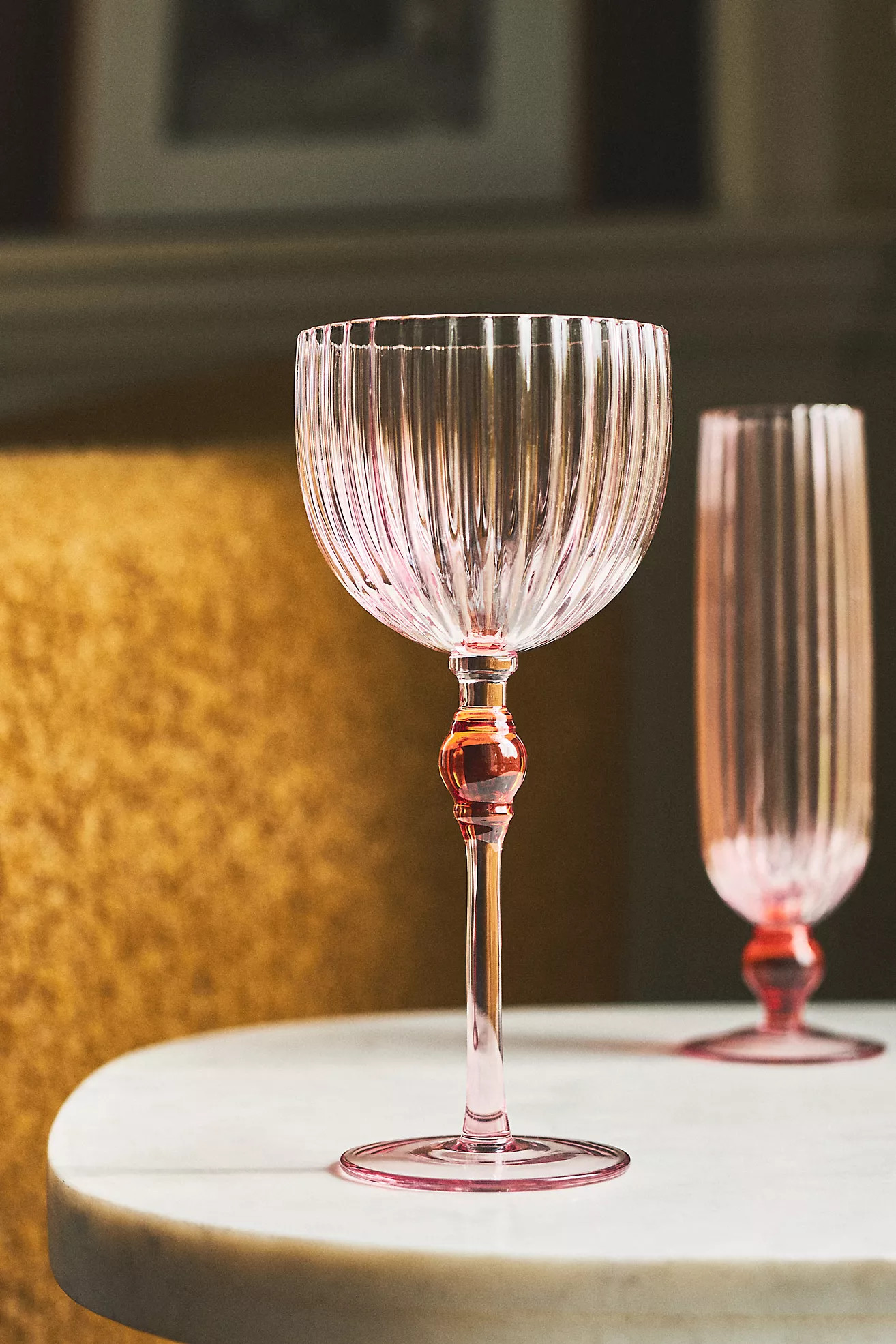 Chamberlain Wine Glasses, Set of 4 | Anthropologie (US)