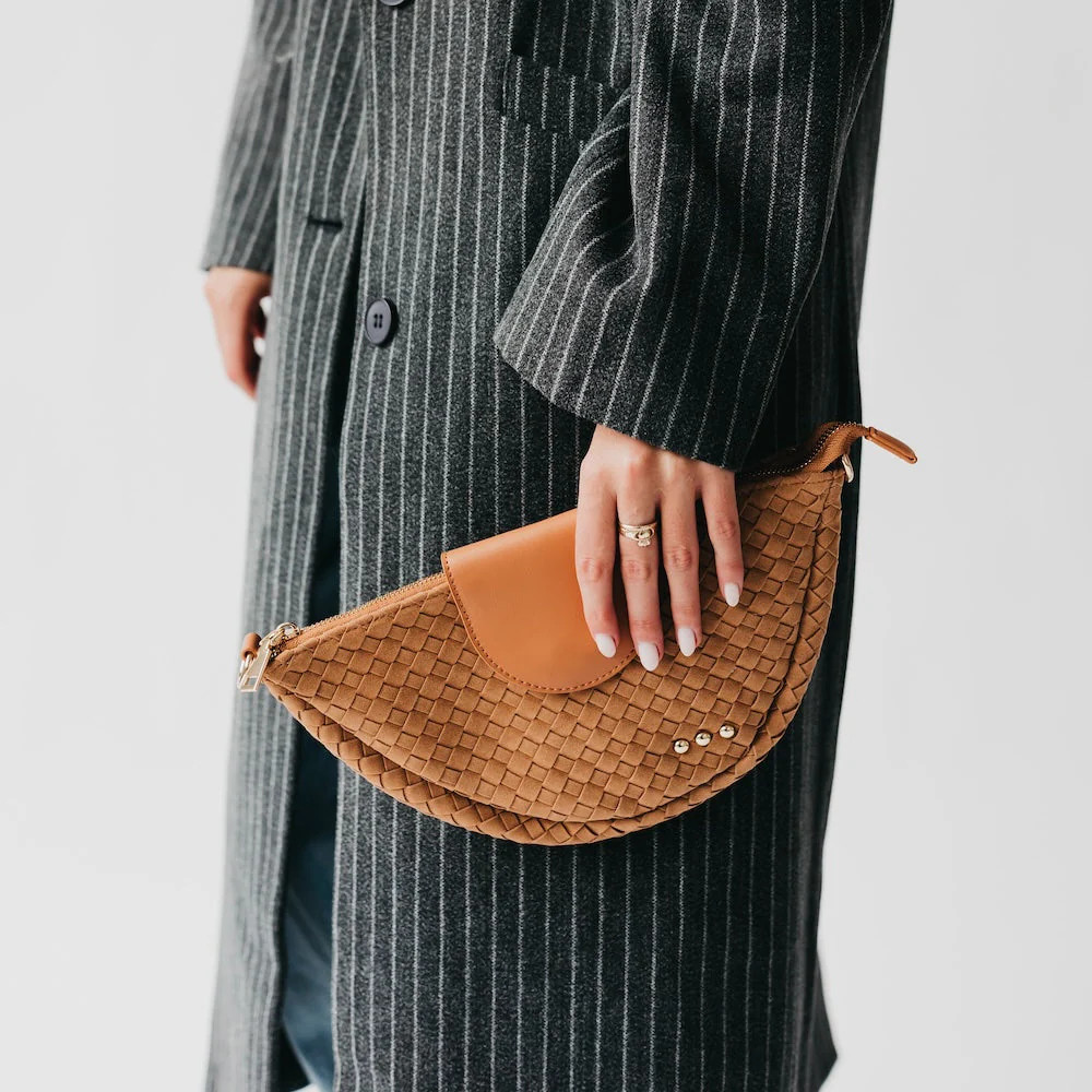 Selena Suede Flap Crossbody | Pretty Simple