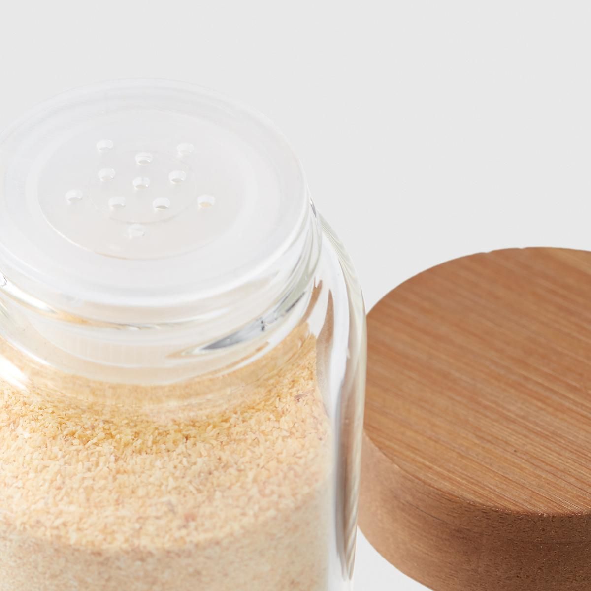 Marie Kondo Spice Jar with Bamboo Lid | The Container Store