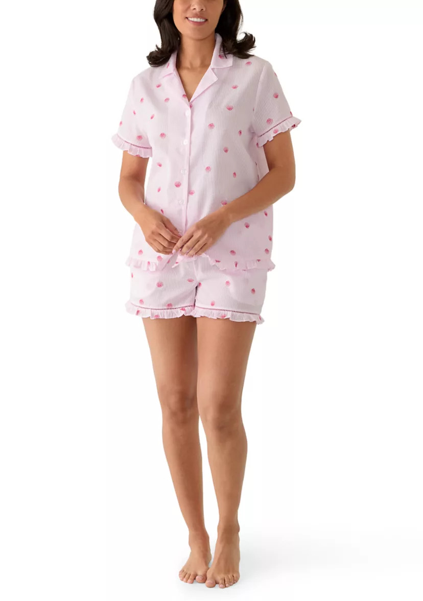 Women's Woven Test Notch Sleep Set | Belk