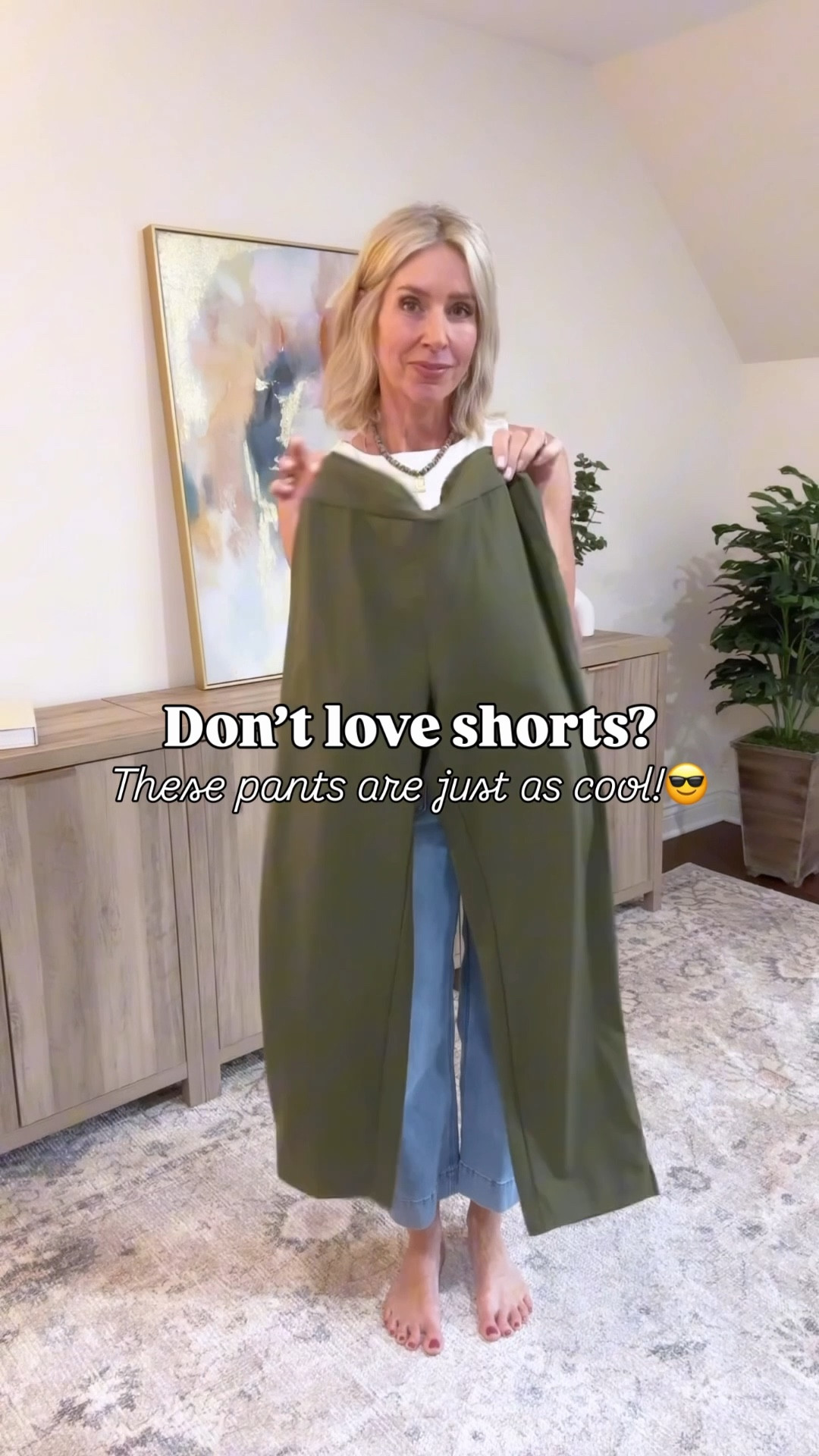 If you don't love shorts, these Amazon lightweight pants are a great alternative! Plus they will keep you nice and cool all summer. 😎 They have a stretchy waistband, super soft fabric, and flattering zip back pockets. 

I sized up to a medium for a roomier fit. They come in 7 sizes and 12 colors

#LTKgrwm #LTKootd #LTKOver40