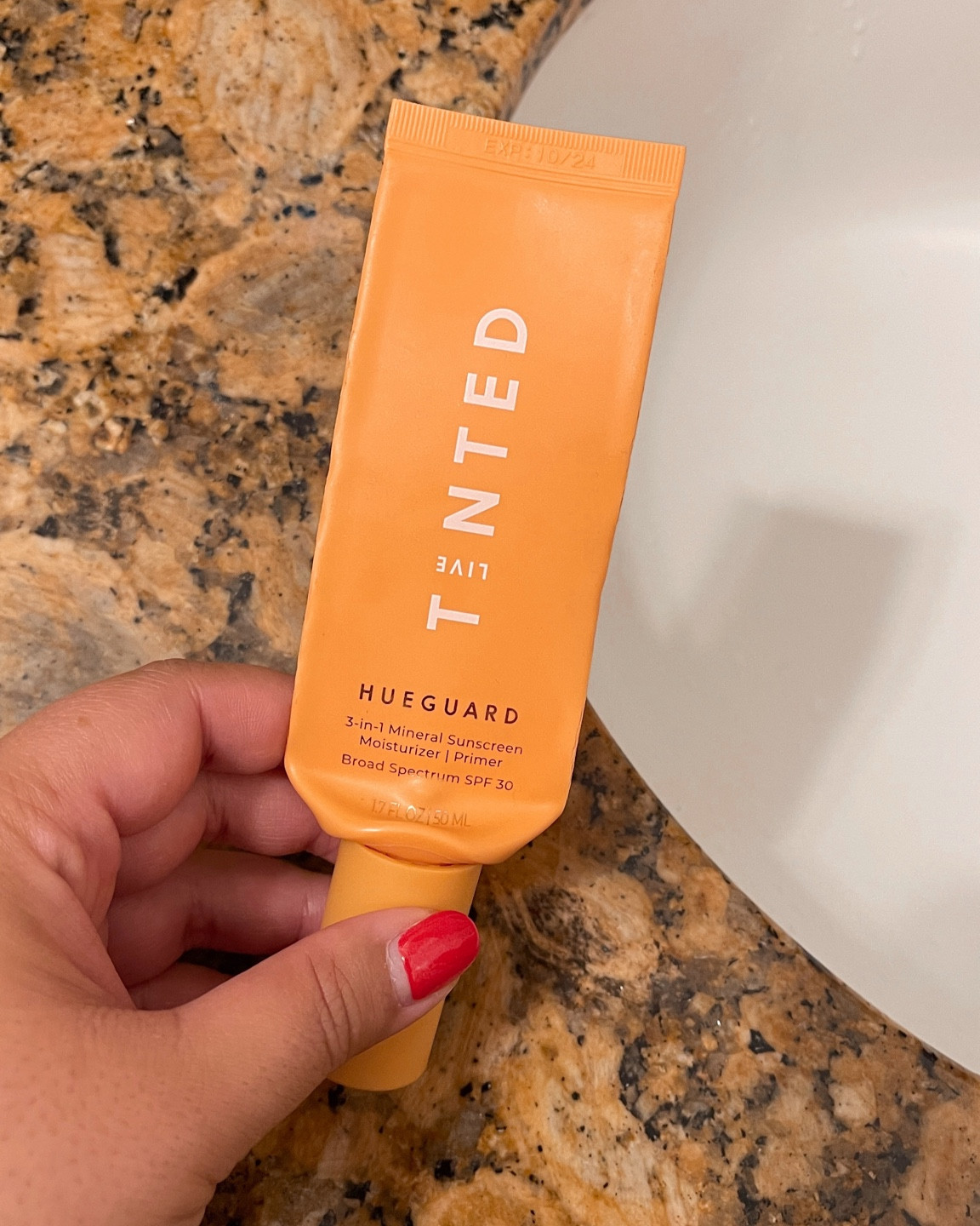 Beauty empties: I just finished another tube of my favorite sunscreen, Live Tinted Hueguard. This 3-in-1 sunscreen moisturizes, primes, and protects your skin. It has a peachy-orange tint that doesn’t leave a white cast.

#LTKbeauty