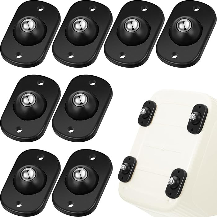 Honoson 8 Pcs Self Adhesive Caster Wheels Appliance Rollers Appliance Sliders for Kitchen 360° S... | Amazon (US)