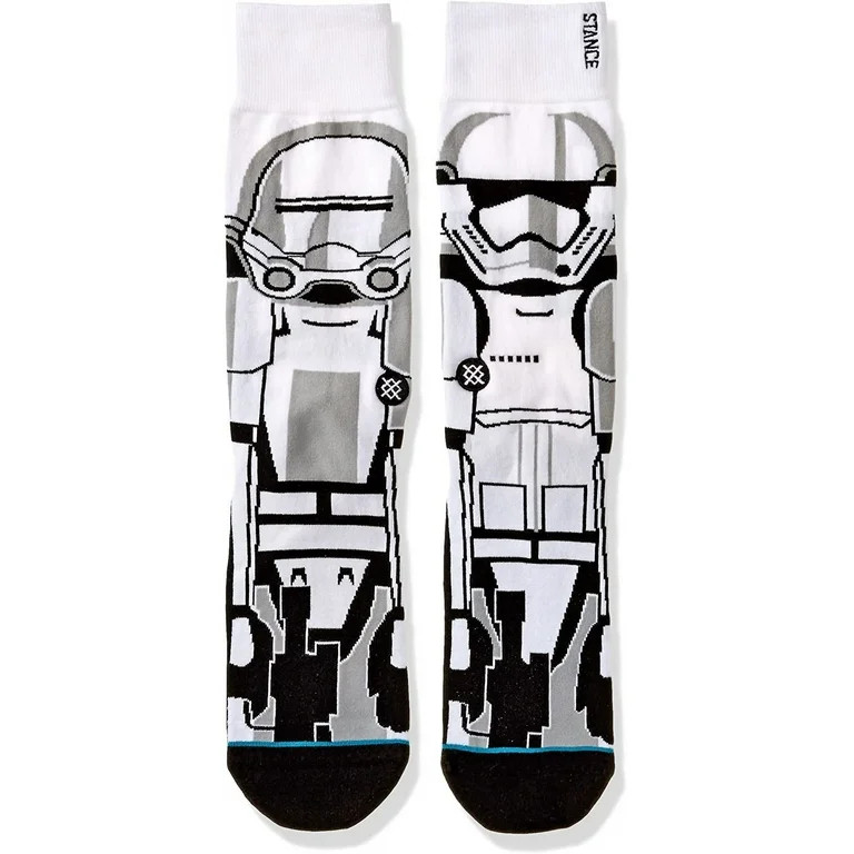 Stance Star Wars Trooper 2 Socks White L (9-12) | Walmart (US)