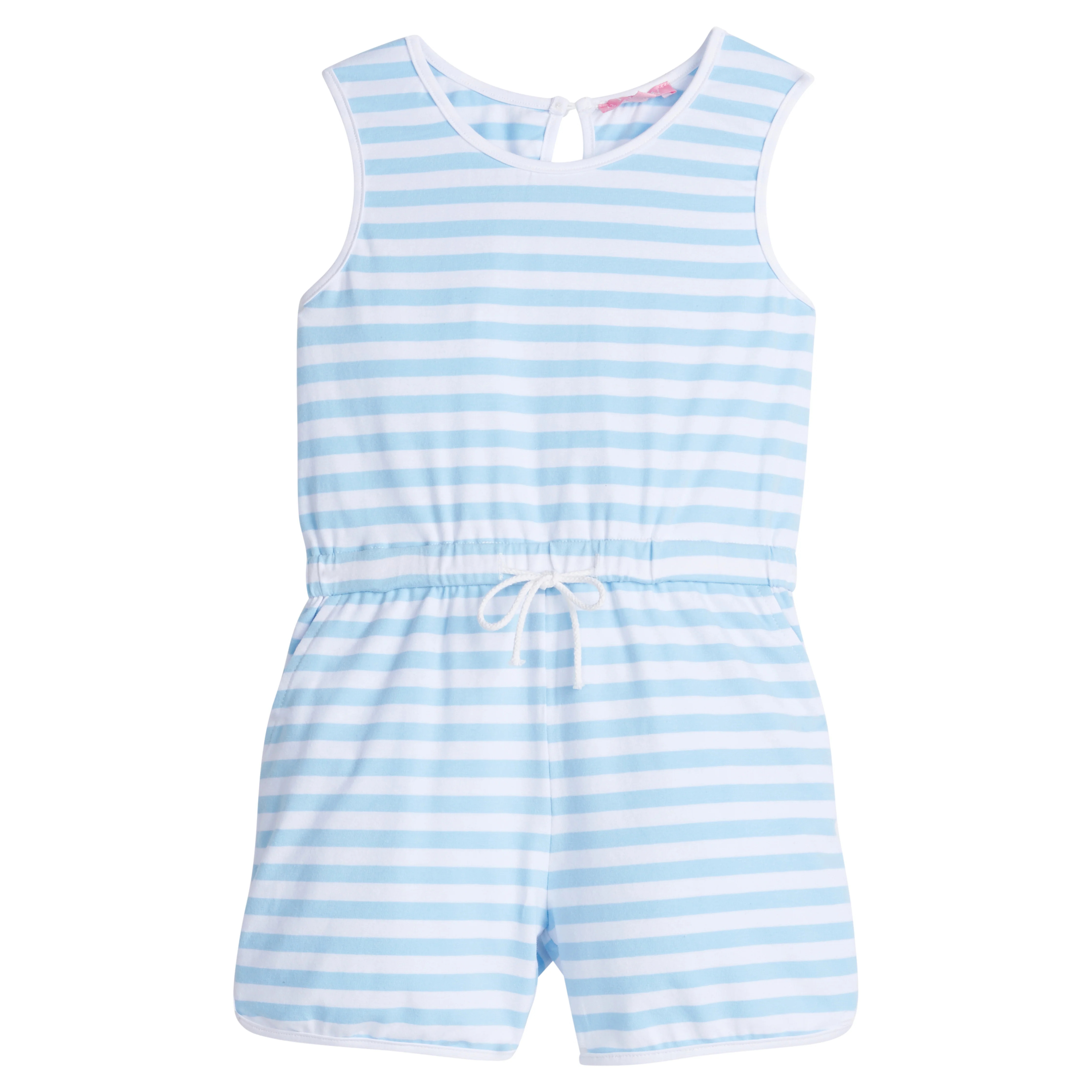 Rugby Romper - Blue Stripe | BISBY Kids