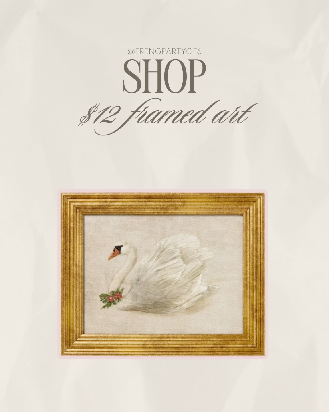 This Target holiday swan art is back in stock! Only $12b

#LTKHome #LTKHoliday #LTKFindsUnder50