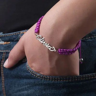 Cord Name Friendship Bracelet | MYKA