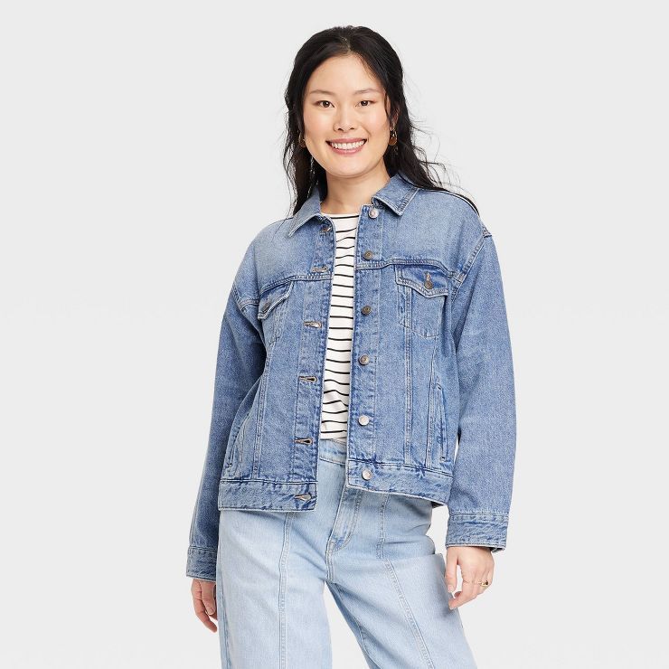 Women's Denim Jacket - A New Day™ Blue | Target