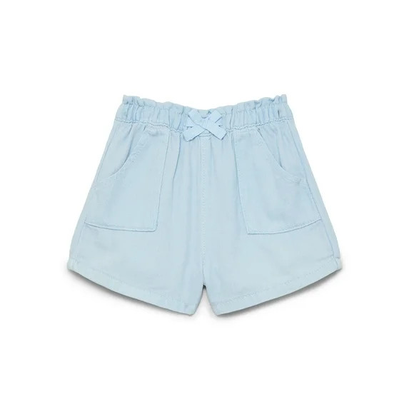 Wonder Nation Baby Girl Woven Shorts, Sizes 0-24 Months | Walmart (US)