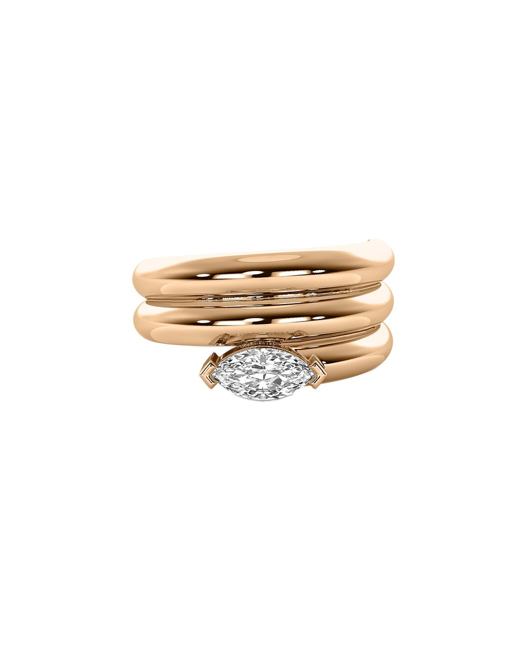 14K Rose Gold 0.40 ct. tw. Lab-Grown Diamond Ring | Gilt & Gilt City